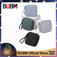 BUBM อุปกรณ์ดิจิตอลแบบนิ่มขนาดเล็กพกพากระเป๋าเก็บของหูฟังบลูทูธเคสชาร์จสายข้อมูลกล่อง U Disk Organizadores