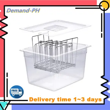 Sous Vide Container and Stainless Steel Sous Vide Rack - 11L