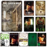 ✓ 1999 American Movie The Green Mile Metal Poster Vintage Metal Tin Sign Home Bar Club Wall Decor Signs Retro Wall Metal Signs
