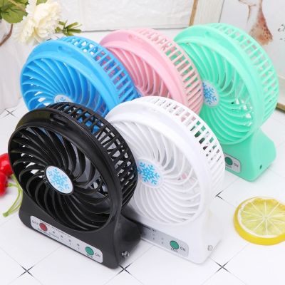 Portable Mini USB rechargeable cooling fan with flashlight 5 colors easy to carry