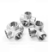 1/4 3/8 1/2 3/4 1 BSP Female Thread 304 Stainless Steel 3 4 5 Way Corner Type Pipe Fitting Connector Coupler Adapter