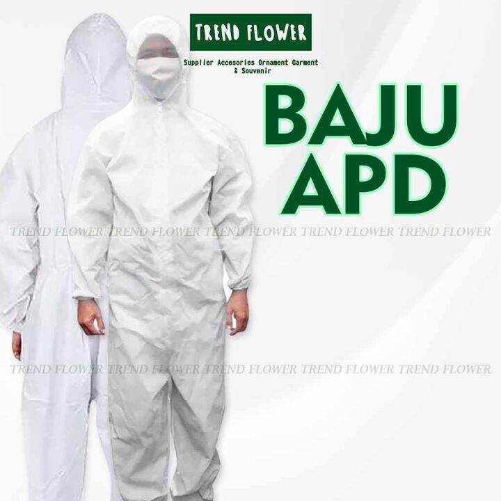 Baju APD ANTI AIR BAHAN PARASUT tidak mudah sobek APD hazmat spunbond ...