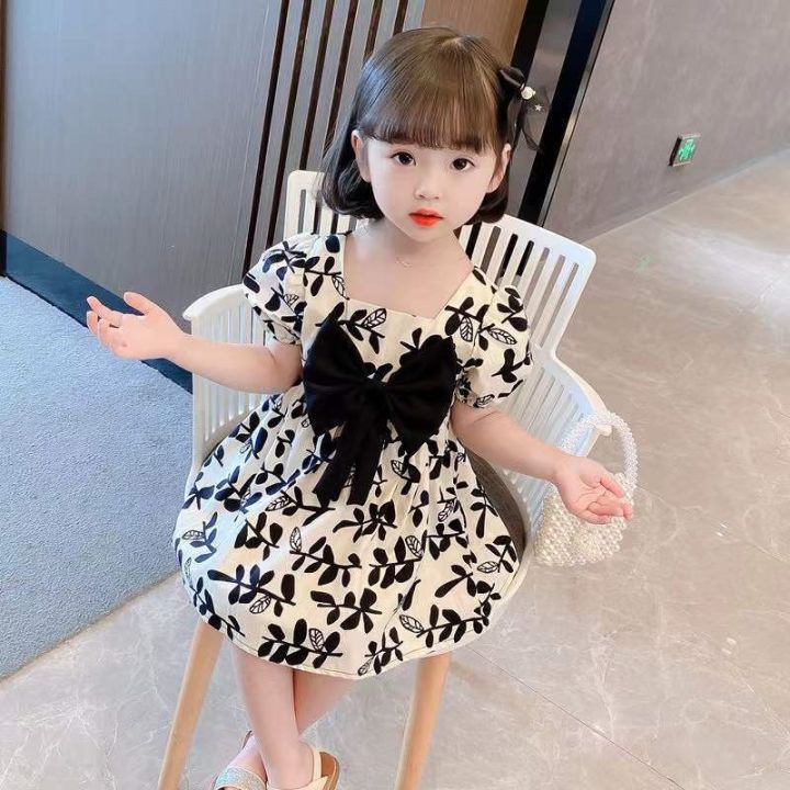 princess-girls-dress-in-the-summer-of-2023-new-red-children-web-celebrity-western-style-female-baby-bow-skirt