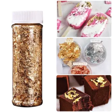 EDIBLE GOLD FLAKES for Garnishing and Decoration in 2023
