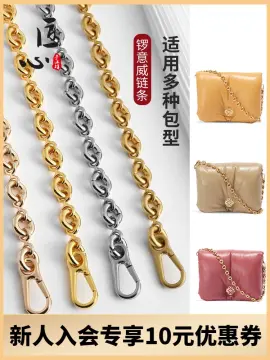 Loewe -tone Donut Bag Chain Strap in Metallic