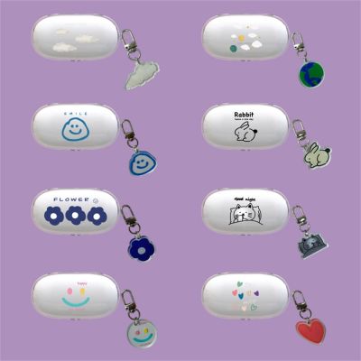 Cute Cartoon Rabbit Soft Transparent Earphone Cover for Huawei Freebuds SE Earphone Wireless Headphone Case Box with Pendant