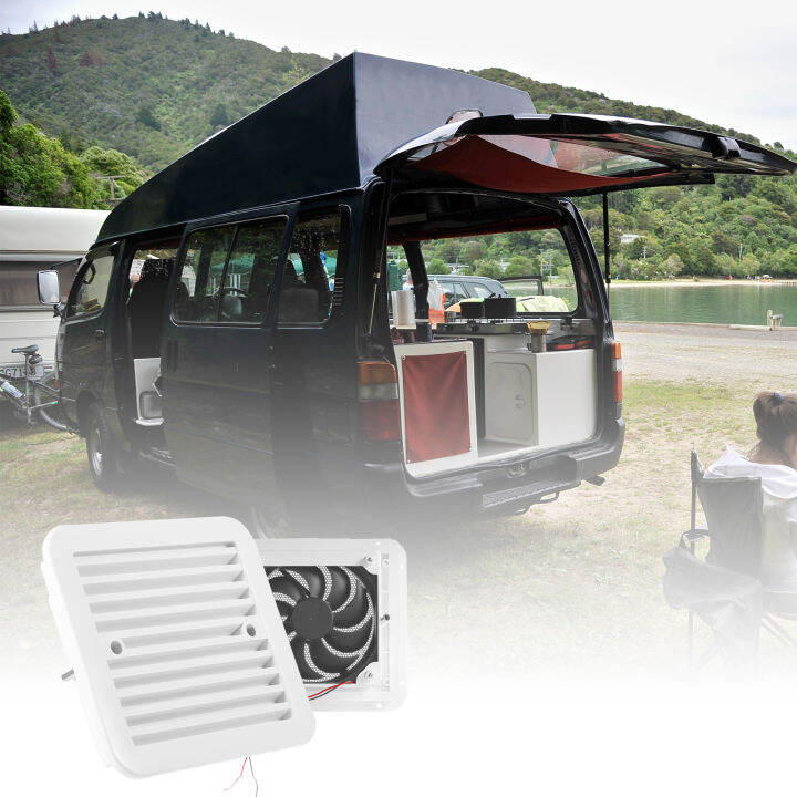 【Free Car Wash Cloth】(Strong Wind Type) Motorhome Exhaust Fan 12V Van Exhaust Fan Cooling