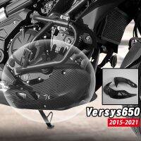 ☜ที่ป้องกันรถจักรยานยนต์ฝาครอบป้องกัน Versys 650 2019 2018สำหรับคาวาซากิ Versys650เครื่องยนต์2015-2021สปอยเลอร์ท้องกระทะ Fairing ที่ต่ำกว่า