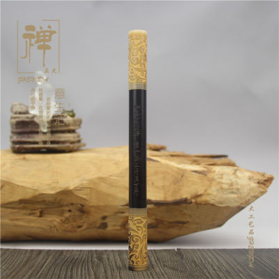 New Original มากพอประมาณปากกาเซ็นชื่อไม้สีทอง ไม้สีดำปากกาลายฮอร์นไม้แข็งของขวัญสำหรับใช้ส่วนตัวพระเนปาลไทย