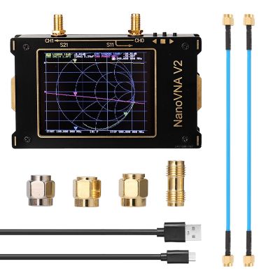 3.2In Screen 3G Vector Network Analyzer S-A-A-2 NanoVNA V2 Antenna Analyzer Shortwave HF VHF UHF Measure Duplexer Filter Replacement Spare Parts Accessories