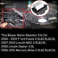 Front HVAC Blower Motor Resistor For Select Models OEM 8E5Z19E624A D7YA Engine Heaters Accessories