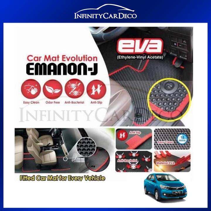 Perodua Bezza 2016 EMANONJ EVA Customized OdorFree AntiBacterial Car