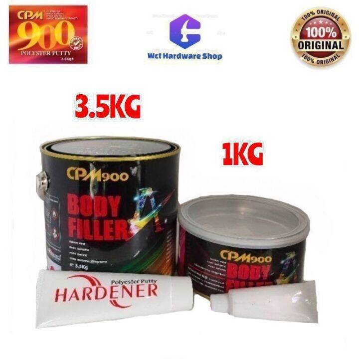 Cpm900 Car Body Putty Filler 1KG3.5KG With Hardener Simen kereta Lazada