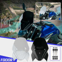 Allotmark กระจกรถจักรยานยนต์สำหรับ BMW F900R กระจกการไหลของอากาศแผ่นเบนทางลม Viser Visor F 900 R 2020 2021 F900 R F 900R อุปกรณ์เสริม