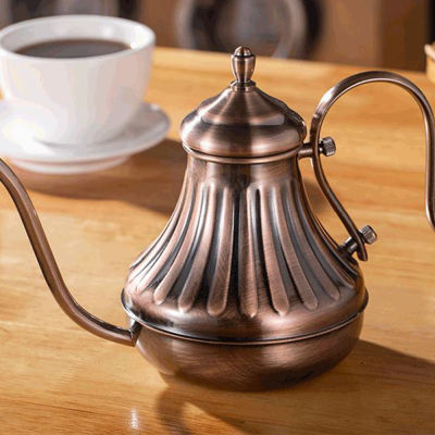 รอยัลวิจิตรปากคอห่านหม้อกาแฟสแตนเลสศาลหม้อพวยยาวเทกว่าหยดกาแฟกาต้มน้ำ DIY กาแฟชงกาน้ำชา