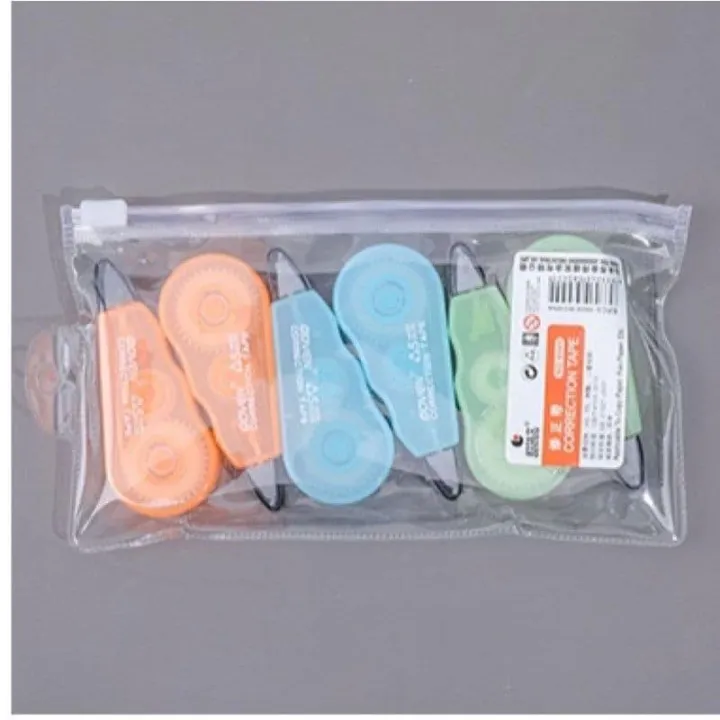 Stationary School Supplies Correction Tape 6mX6Pcs Correction Tapes