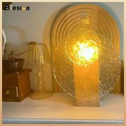 Blesiya Table Lamp Touch Control Water Wave Effect Night Light Rotatable