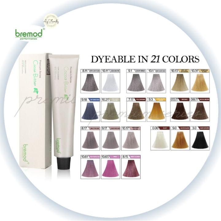 ♬New Colors Bremod Premium Series Cocoa Butter Hair Color Dye 100ml