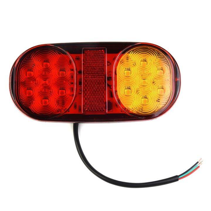 Nicehome Bulbs Tail Light ABS Luminous Replacement Trailer Boat
