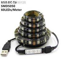 USB LED Strip lamp 5050SMD DC5V Flexible LED light Tape Ribbon 1M 2M 3M 4M 5M HDTV TV Desktop Screen Backlight Bias lighting