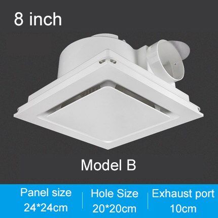 Suspended Ceiling Exhaust Fan 6 Inch 8 Inch Living Room Bathroom ...