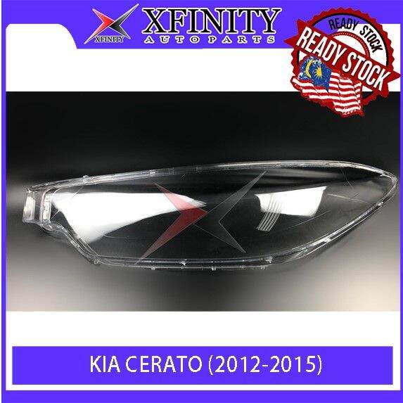 KIA CERATO K3 (20122015) HEADLAMP/ HEADLIGHT COVER LENS Lazada
