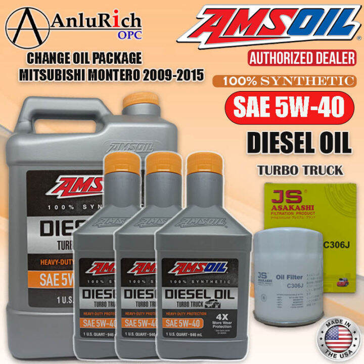 AMSOIL 5W40 HeavyDuty Turbo Truck Fully 100 Synthetic Diesel Oil 7
