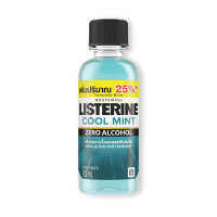 Listerine ลิสเตอรีน น้ำยาบ้วนปาก สูตรคูลมิ้นท์ ซีโร่ ขนาด 100 มล. แพ็ค 6 ขวด