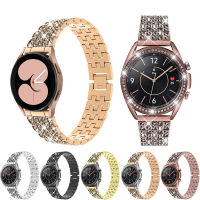 Samsung Galaxy Watch4/5 Diamond-Inset Watchband สำหรับ Samsung Galaxy Watch 4 Classic 46Mm 42Mm Stainless Steel Band