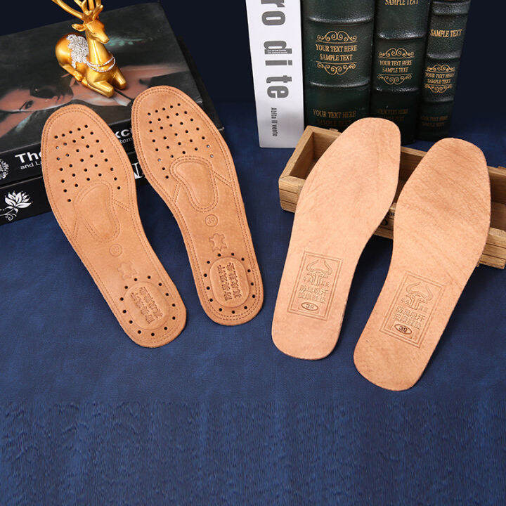 Breathable Insole Cowhide Insoles Thickened Insoles Leather Insoles