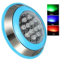 ஐ┋ 12/24V Swimming Pool Light Led Waterproof LED Swimming Pool Light Underwater Outdoor Lighting Fountains Lamp Garden Pond Light