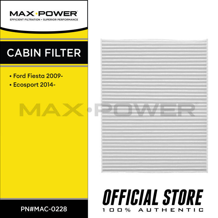 MAX Power Cabin Air Filter for Ford Fiesta 2009, Ecosport 2014 PNMAC