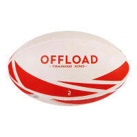 ลูกรักบี้ รักบี้ รุ่น R300 เบอร์ 4 (สีแดง) OFFLOAD Rugby Ball Size 4 R100 Training - Red