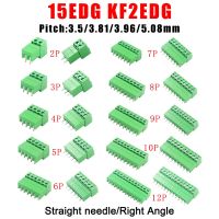 ❦ 5Pair 15EDG KF2EDG 3.5mm 3.81mm 3.96mm 5.08mm PCB Screw Terminal Block 2-14Pin Male Plug Female Socket Pin Header Wire Connector