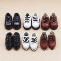 OB11 Doll PU Shoes Pointed Shoes Round Toe Shoes Handsome Suit Shoes Suitable for GSC/DOD/Nendoroid and 1/12 BJD Doll Shoes