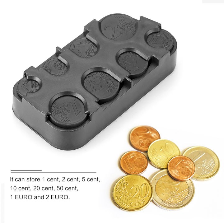 สร้างสรรค์ที่มีคุณภาพสูงธนาคารเงินยูโรตู้เหรียญจัดเก็บเหรียญกระเป๋ากระเป๋าสตางค์ผู้ถือกล่องเก็บ