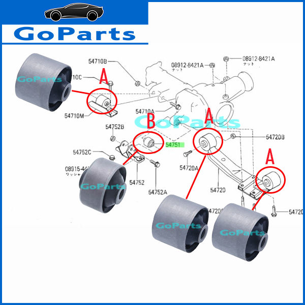 Nissan Frontier D22 Front Axle Bush Front Differential Axle Bush Depan Axle Bush Big Small Lazada 8659