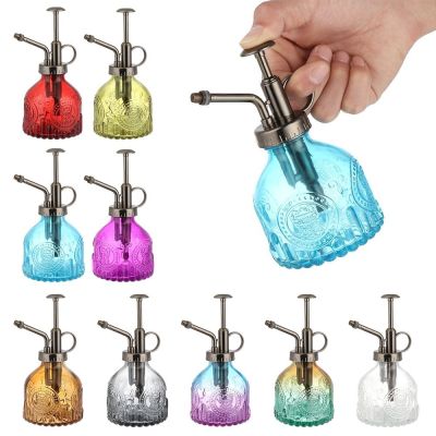 【CW】 Embossed Glass Small Watering Can Garden Balcony Shower Spray Pot