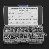 【CW】 110Pcs Coiled Wire Thread Insert Repair Screw Sleeves Fastening