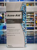 Acne Aid Gentle Cleanser 100 ml. ทำความสะอาดหน้าสำหรับผิวแพ้ง่าย(สีฟ้า)