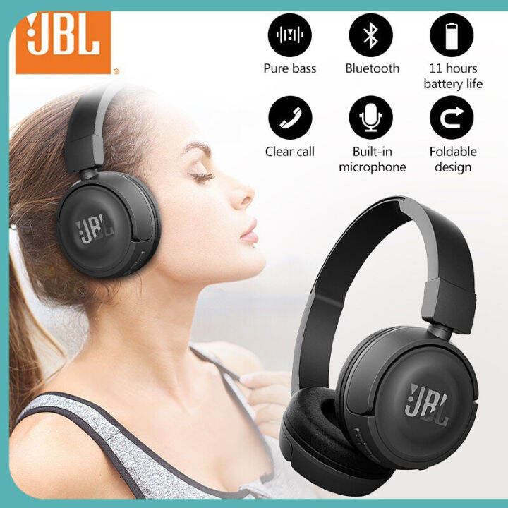 JBL T450BT Wireless Bluetooth Headphone MDRT450BT Extra Bass HiFi