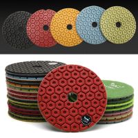 ❧✑ Tool Diamond 4Inch 100mm 50 1500Grits Granite Marble Wet Grinding Discs Stone Polishing Pad Sanding Wheel