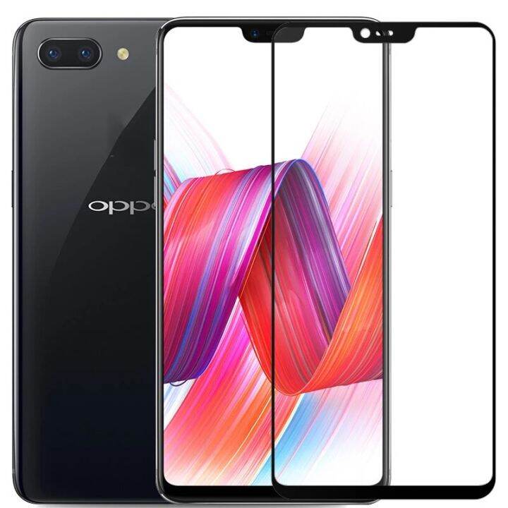 f-ฟิล์มกระจกเต็มจอ-oppo-a3s-ฟิล์มกระจกนิรภัยเต็มจอ-ใส่เคสได้-ขอบดำ-ฟิล์มกระจกกันกระแทก-a3s-พร้อมส่งจากไทย