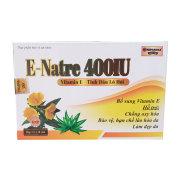 Viên vitamin E Natre 400IU Bổ sung vitamin E