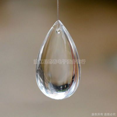 38/50mm transparent water drop pendant crystal bead curtain pendant crystal lighting pendant accessories manufacturers wholesale Q4D5