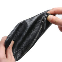 Women Long Slim Wallet Genuine Leather Zipper Purse Bag Large Capacity Wristlet Clutch Wallets Phone Bag Money Purses
