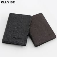 （Layor wallet）กระเป๋าสตางค์สำหรับผู้ชาย,กระเป๋าเงินใส่บัตรบัตรเครดิตหนังแท้100 Dompet Lembut บางเฉียบซองใส่บัตรกระเป๋าสตางค์แบบบาง