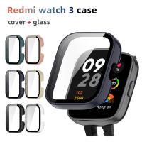 Cover Glass Hard Edge Shell Screen Glass Protector Film Case For Redmi Watch 3 Smartwatch Protective Cover Smart Accessories