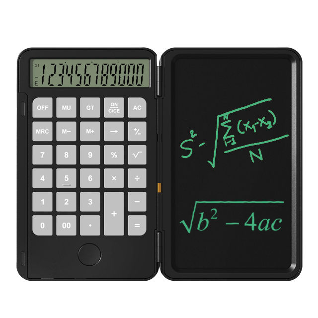 6-5-inch-calculator-lcd-writing-tablet-educational-toys-creative-set-reusable-coloring-learning-toys-paperless-with-rechargeable