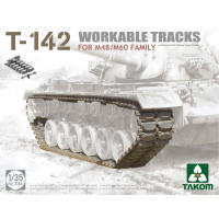 พลาสติก โมเดล ประกอบ  takom สเกล1/35 T-142 WORKABLE TRACKS FOR M48/M60 FAMILY